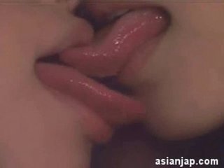 Japanese Lesbians Kiss 21