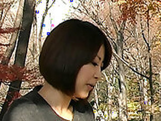 Curvy japanese housewife with big ass