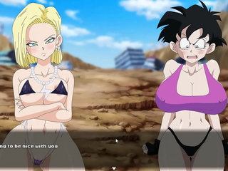 Super Slut Z Tournament [Hentai game] Ep.2 catfight with videl chichi bulma and android 18